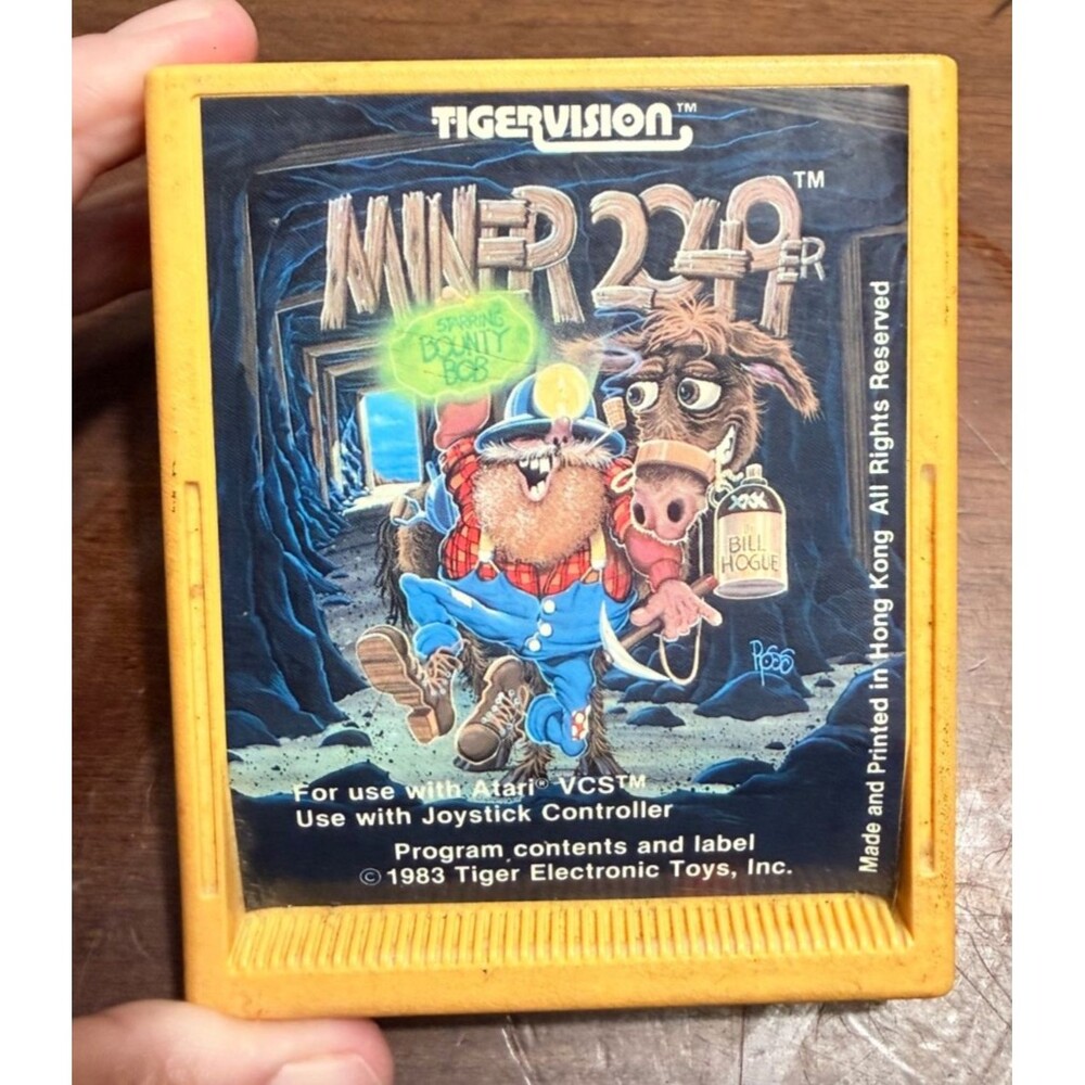 Miner 2049er Atari 2600 Game Cartridge 1983 Tigervision tested